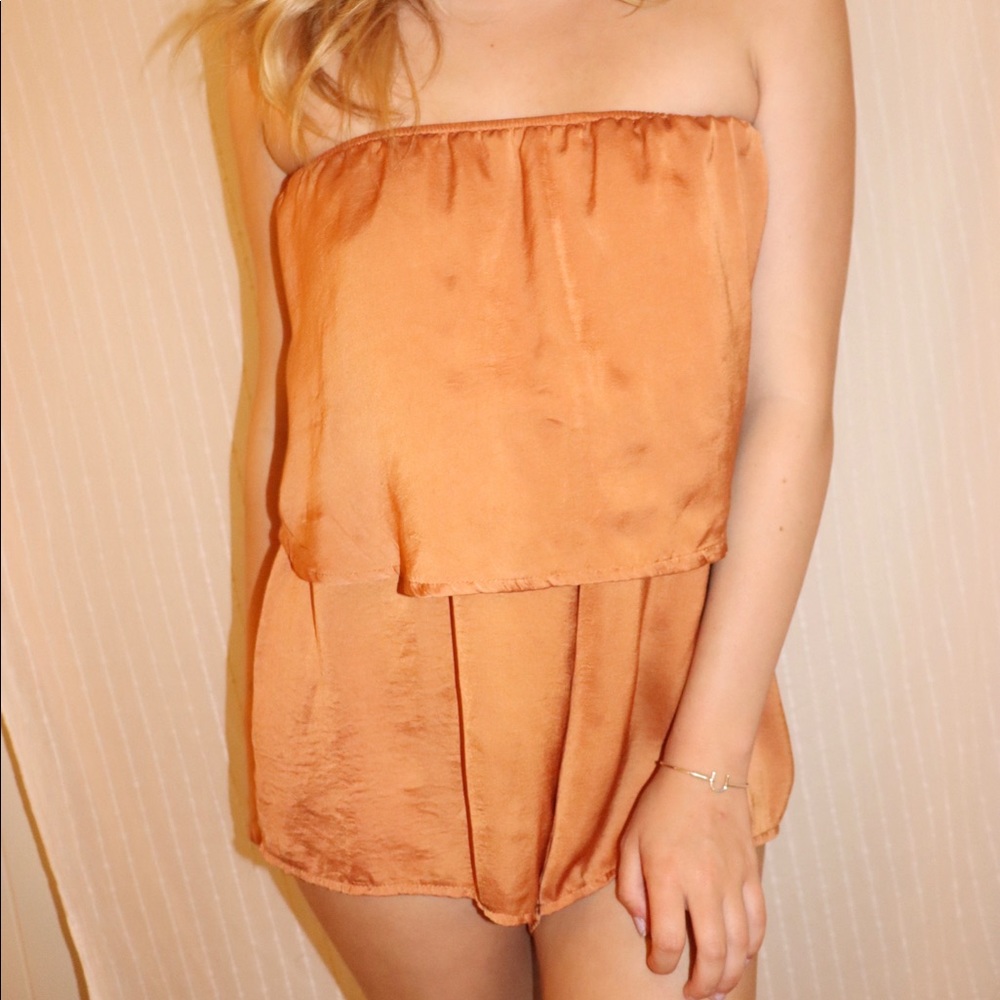 Princess Polly copper romper
